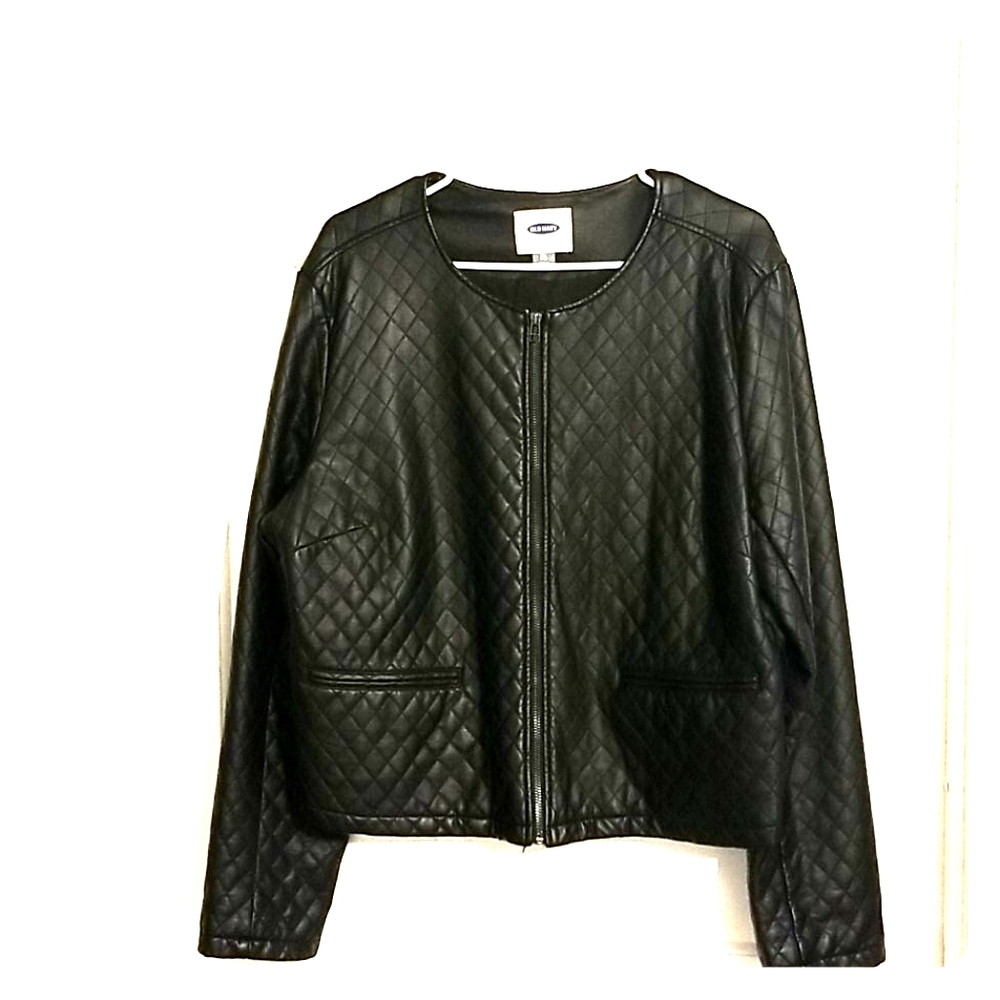 Xl black moto jacket